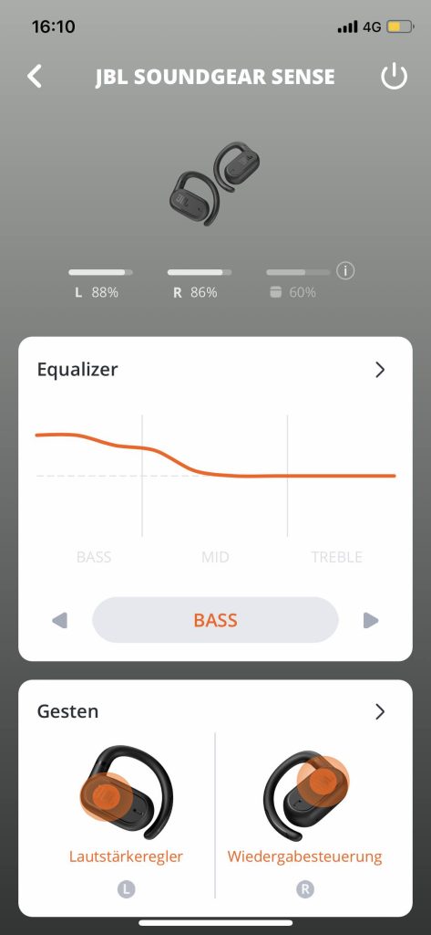 JBL Headphones App Screenshot 2