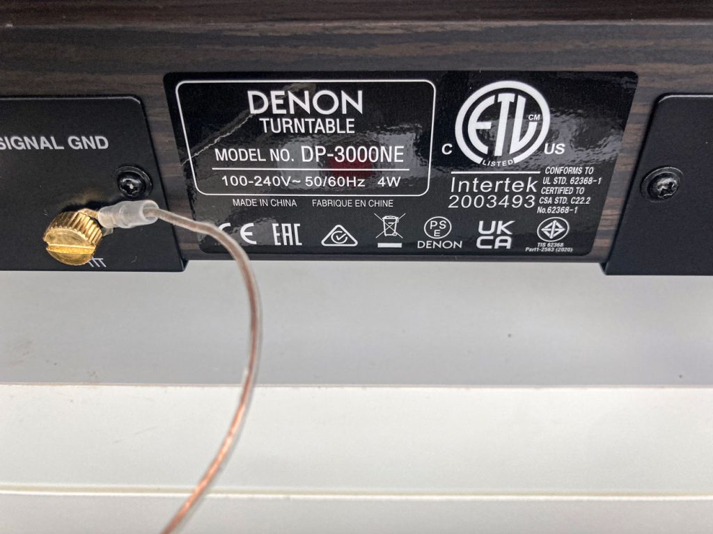 Denon DP-3000NE Made in
